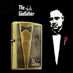 Classic Mafia Style Brass Lighter