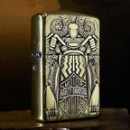 Custom Biker Brass Lighter