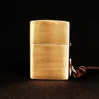 Vintage Car Brass Lighter - Windproof Refillable Pocket Lighter for Men