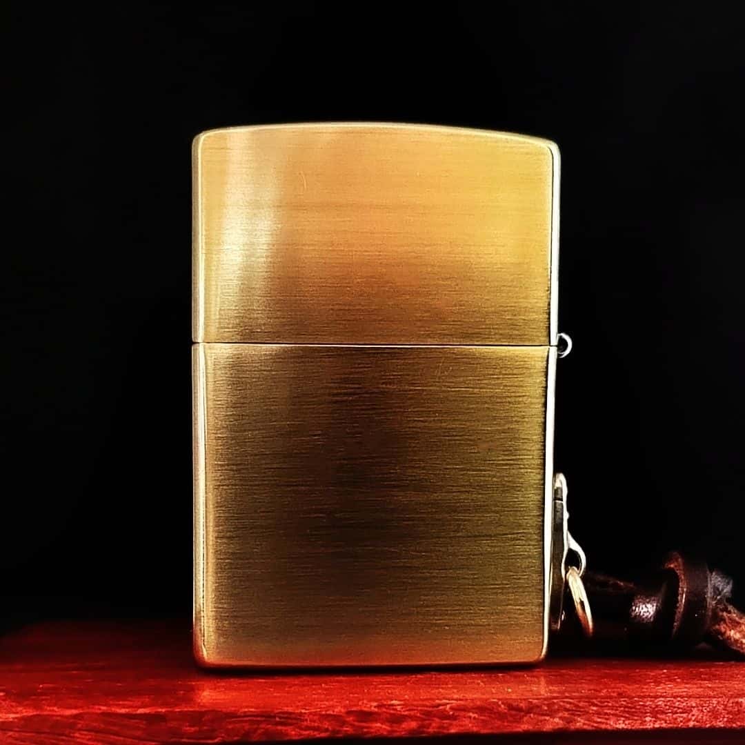 Owl Brass Lighter - Windproof Refillable Pocket Lighter for Men