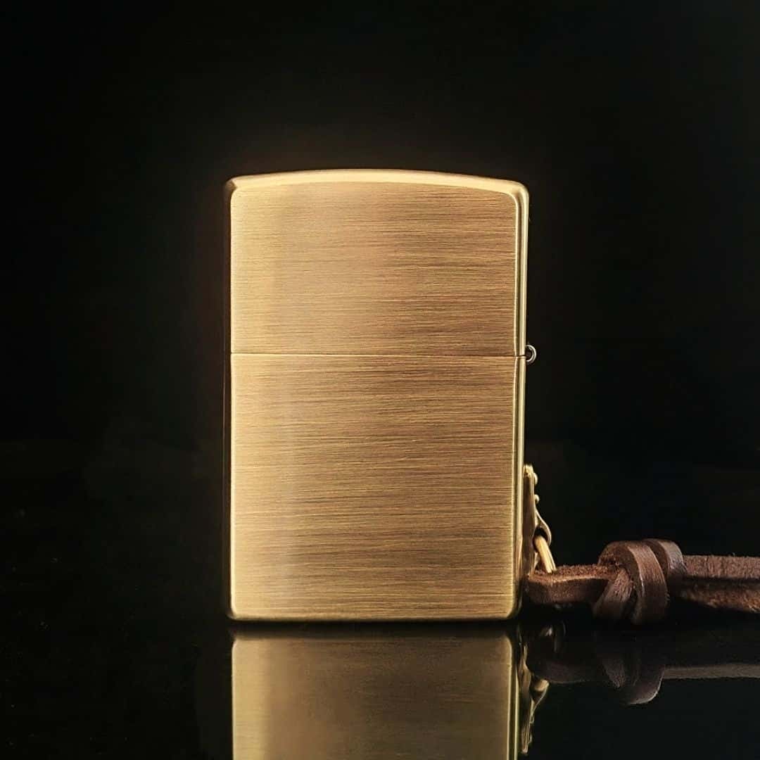 Custom Winged Goddess Brass Lighter