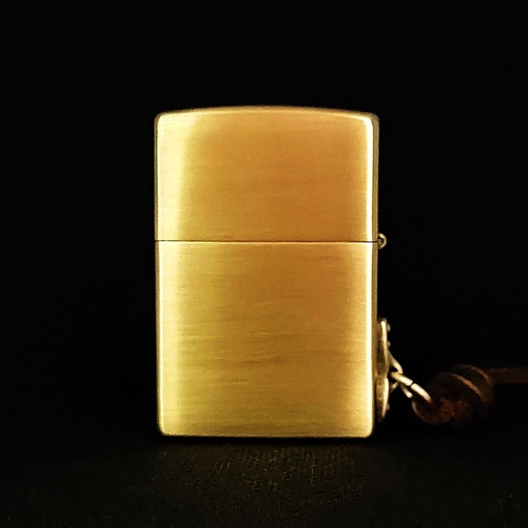 Elk Hunt Brass Lighter - Windproof Refillable Pocket Lighter for Men