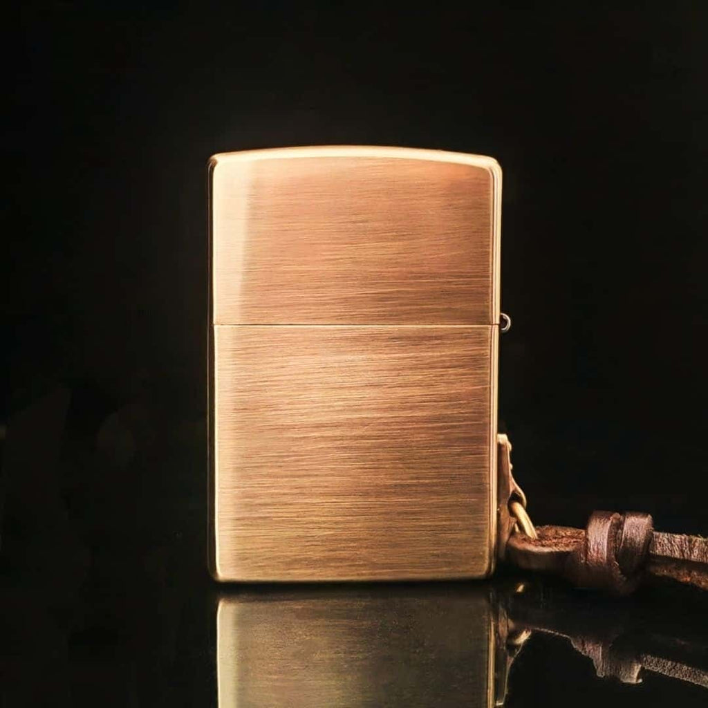 Custom Serpent Skull Brass Lighter