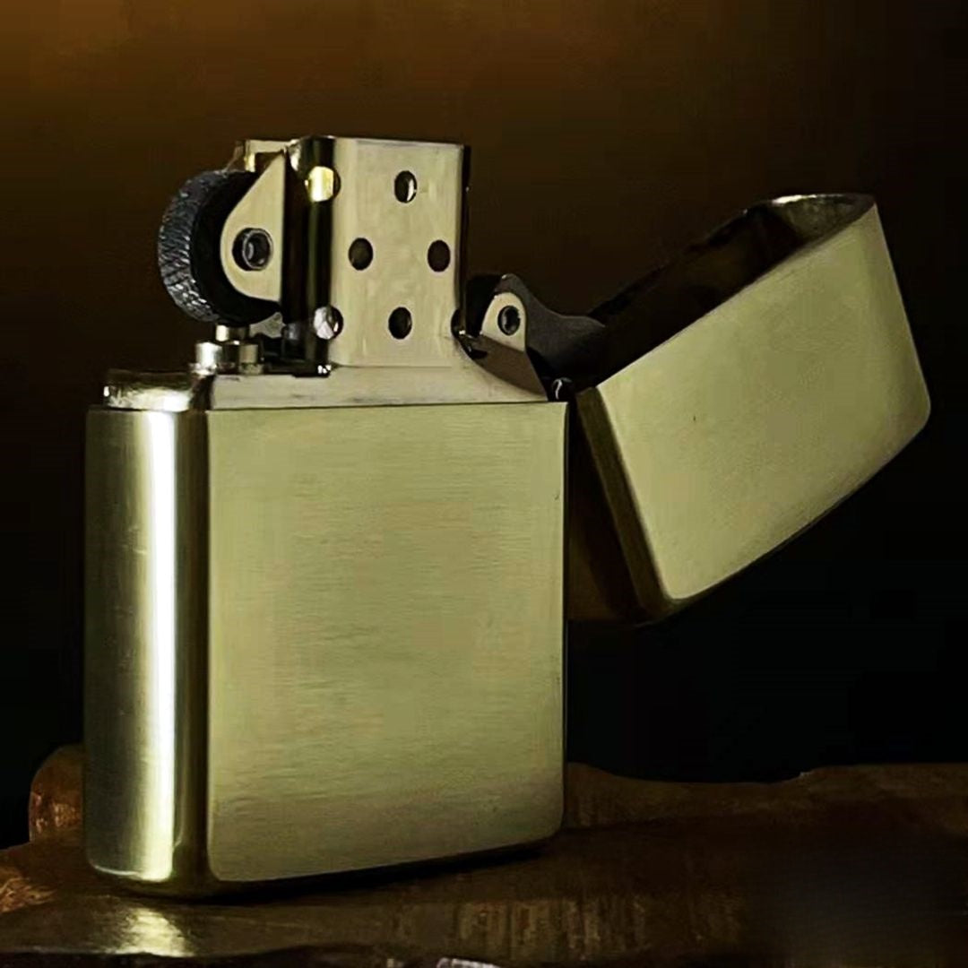 Custom Biker Brass Lighter