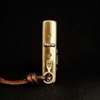 Descending Tiger Brass Lighter - Windproof Refillable Pocket Lighter for Men