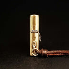 Vintage Car Brass Lighter - Windproof Refillable Pocket Lighter for Men