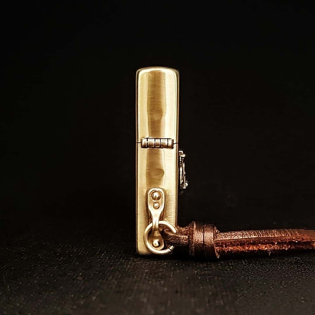 Vintage Car Brass Lighter - Windproof Refillable Pocket Lighter for Men