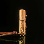 Custom Serpent Skull Brass Lighter