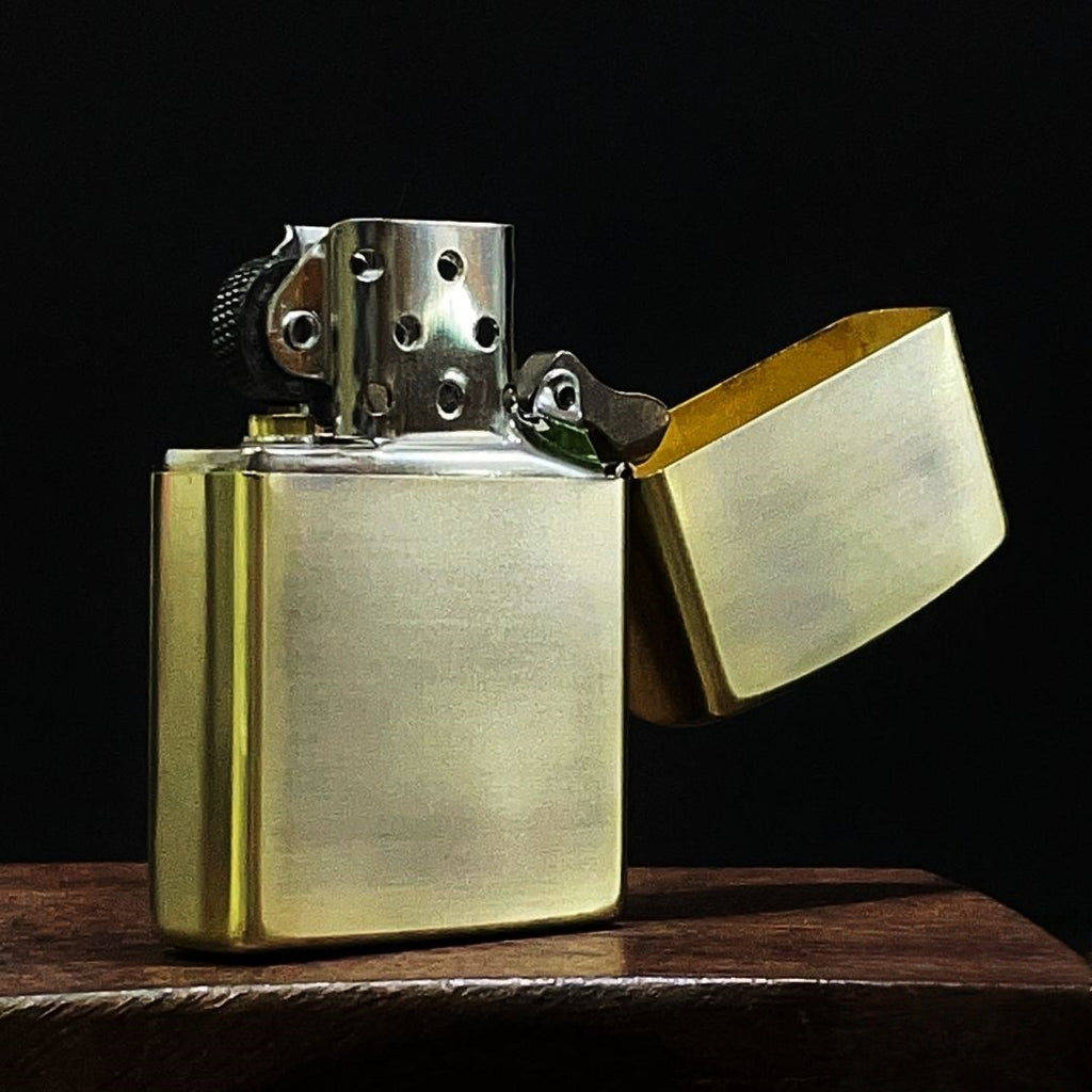 Classic Mafia Style Brass Lighter
