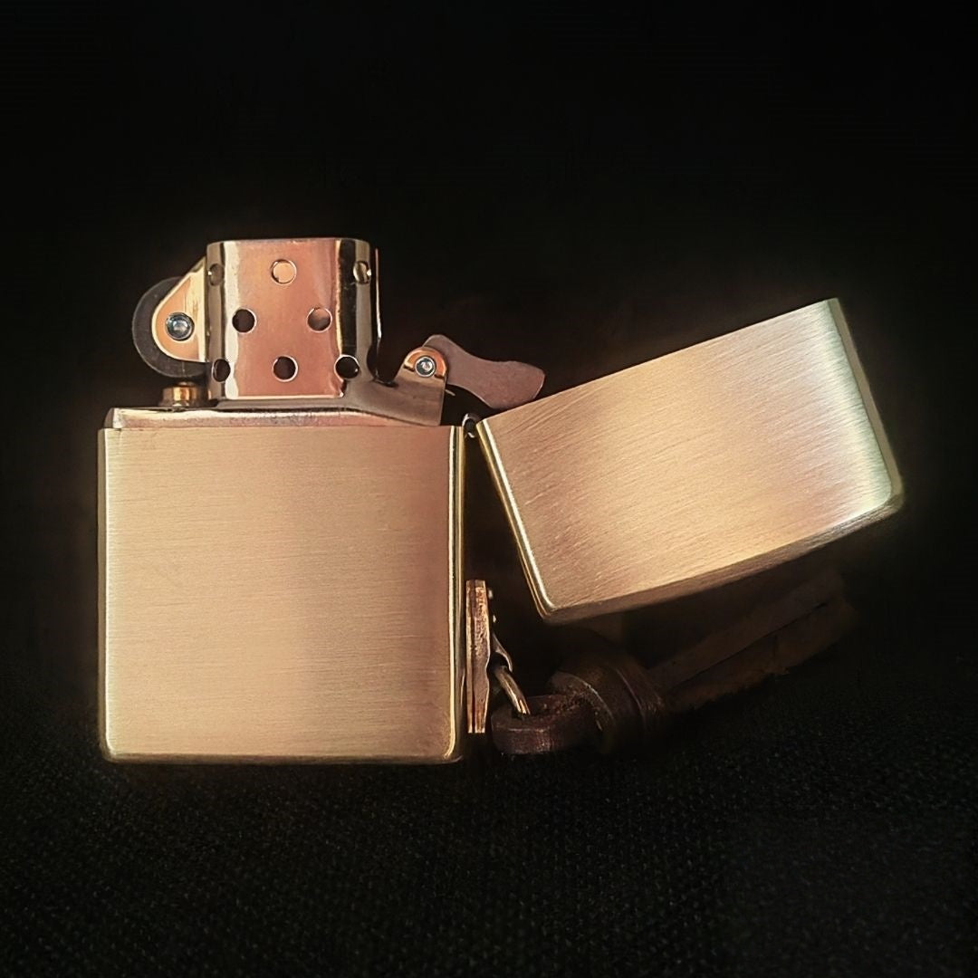 Authentic Zippo Demon Wings Skull Brass Edition