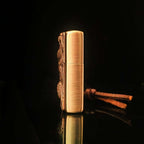Custom Serpent Skull Brass Lighter