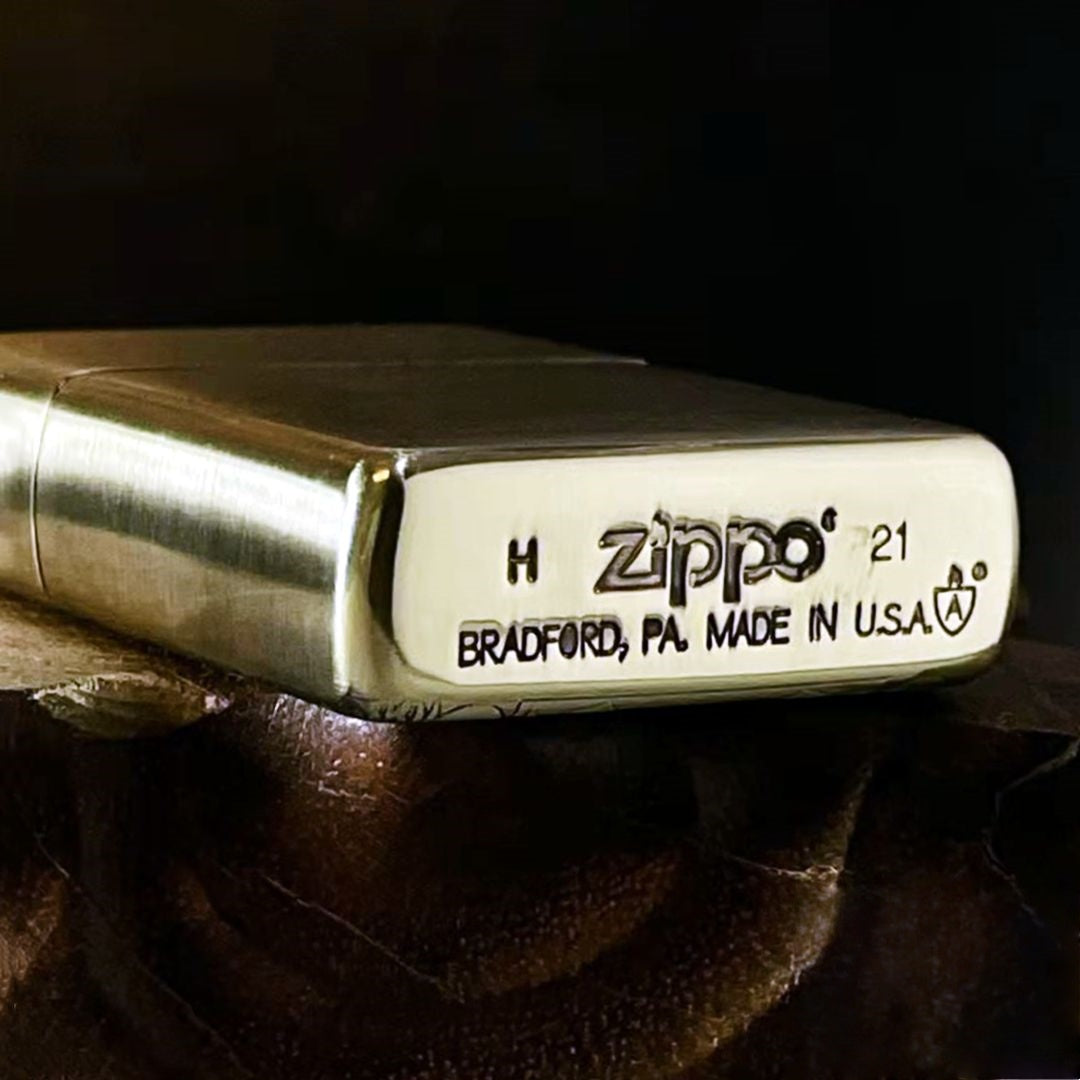 Custom Biker Brass Lighter