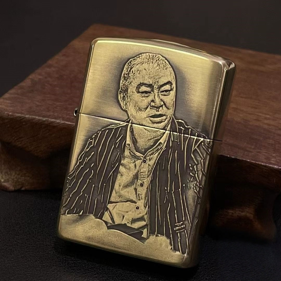 Personalized Photo Brass Lighter
