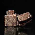 Custom Bull Skull Brass Lighter