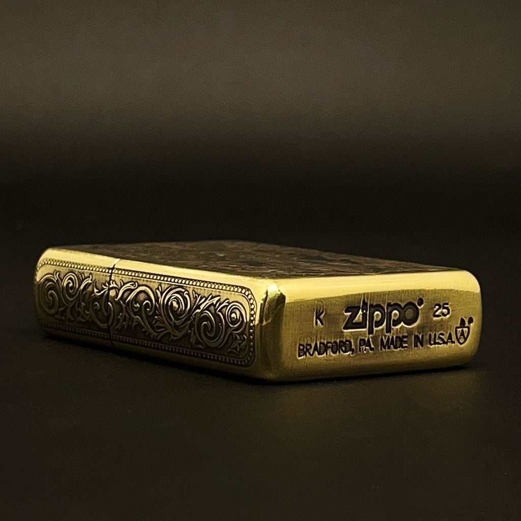 Custom Dark Angel Brass Lighter