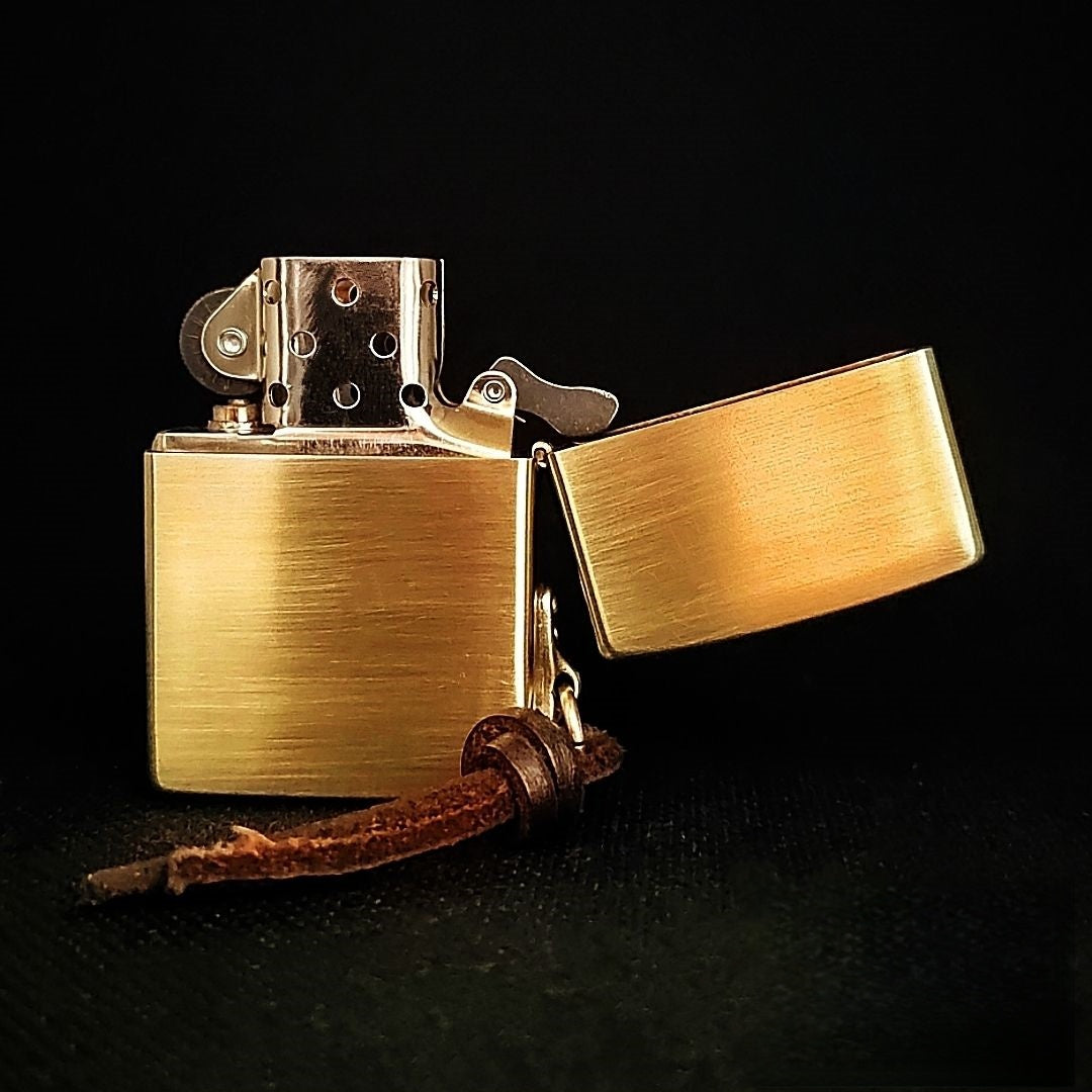 Authentic Zippo Gothic Jester Skull Brass Edition