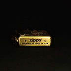 Fierce Tiger Brass Lighter - Windproof Refillable Pocket Lighter for Men