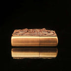 Custom Serpent Skull Brass Lighter