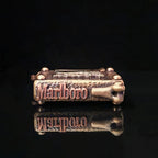 Custom Bull Skull Brass Lighter
