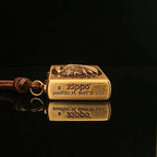 Custom Native Warrior Brass Lighter
