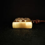 Authentic Zippo Gothic Jester Skull Brass Edition