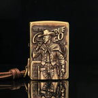 Custom Cowboy Brass Lighter