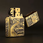 Route 66 Signature Brass Lighter
