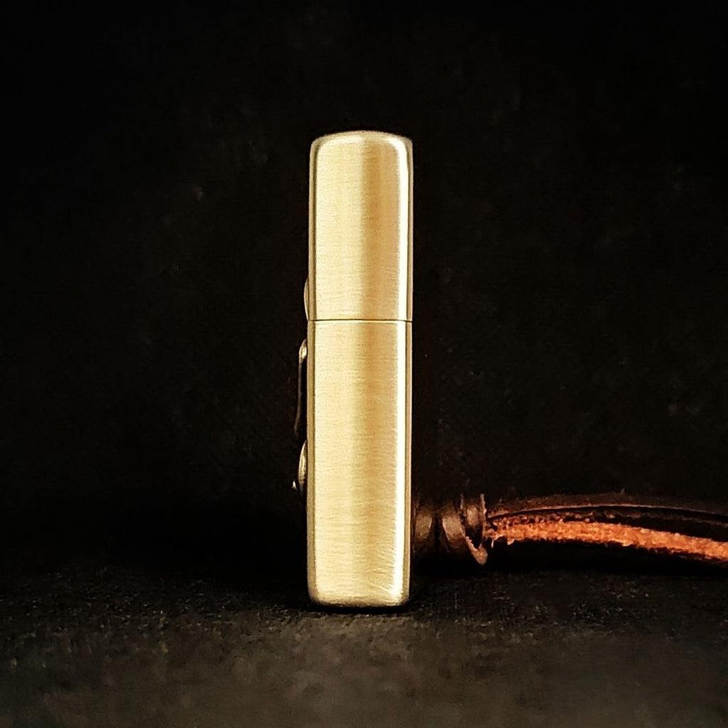 Authentic Zippo Vintage Brass Edition – Elegant Lady Relief Art Lighter