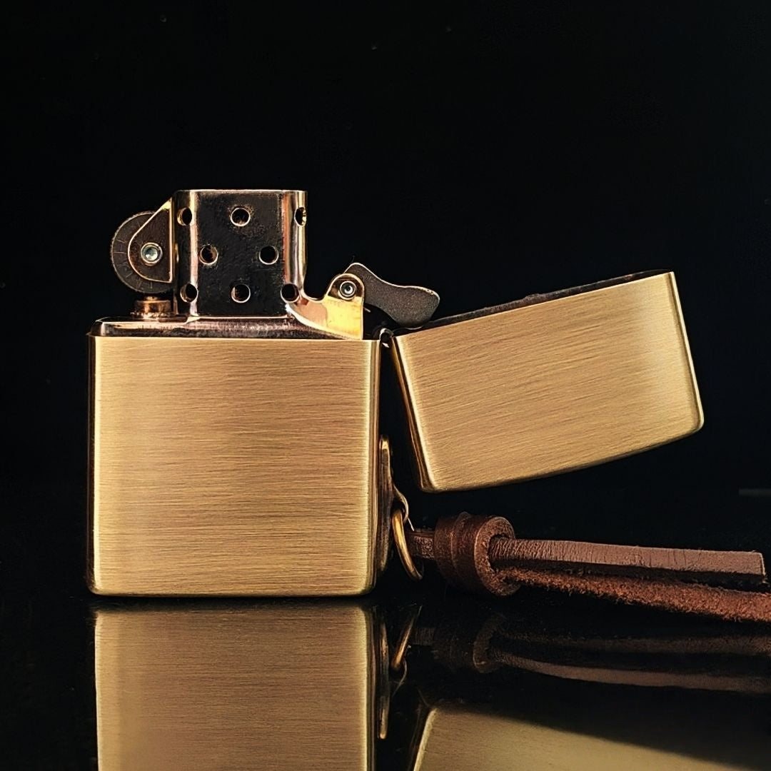 Custom Cowboy Brass Lighter