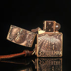 Custom Spider Web Brass Lighter