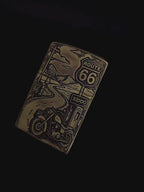 Route 66 Signature Brass Lighter